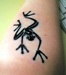 Frog Tribal Tattoo
