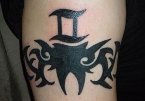 Gemini Tribal Tattoo Images