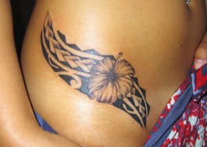 Girls Hawaii Tribal Tattoo