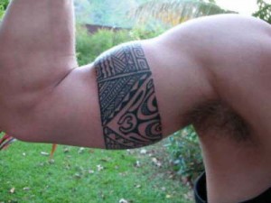 Hawaiian Tribal Band Tattoos