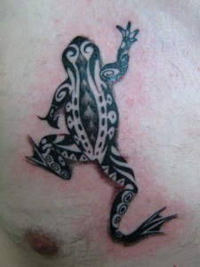 Images of Tribal Frog Tattoo