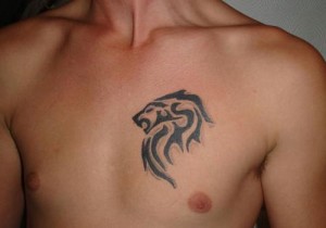 Leo Tribal Tattoo