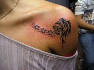 Leo Tribal Tattoos for Women