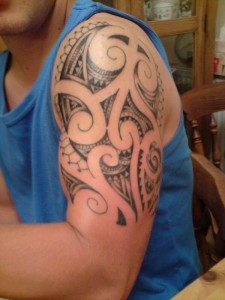 Maori Tribal Tattoo Design