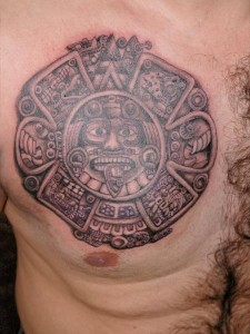 Mayan Tribal Chest Tattoos