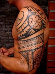 Mayan Tribal Tattoos Half Sleeve