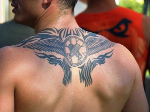 Mens Tribal Back Tattoos