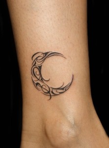 Moon Tribal Tattoo