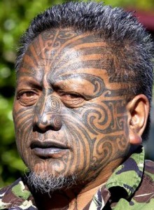  New Zealand Tribal Face Tattoos