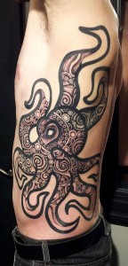 Octopus Tribal Tattoo