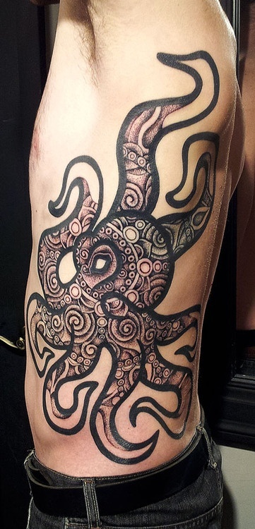 10 Interesting Tribal Octopus Tattoos | Only Tribal