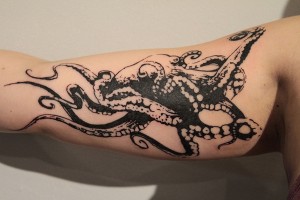 Octopus Tribal Tattoos