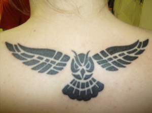 Owl Tribal Tattoo