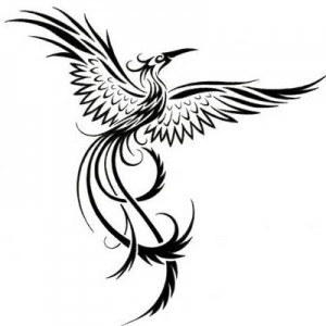 Phoenix Tribal Tattoo Designs