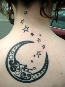Pictures of Tribal Moon Tattoos