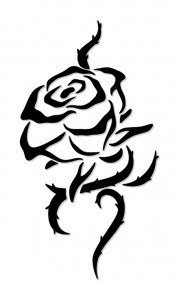 Rose Tattoo Tribal