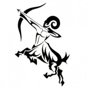 Sagittarius Tribal Tattoo Designs