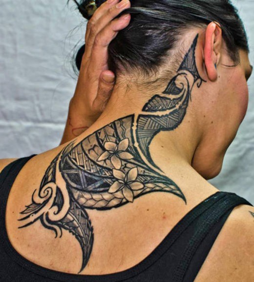 Tattoo uploaded by Chinotheinkman  Feminie Polynesian Tribal Floral   Tattoodo