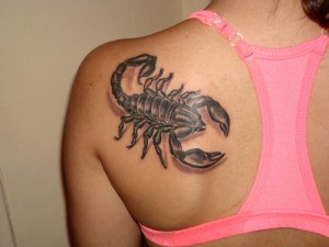 Scorpion Tribal Tattoo