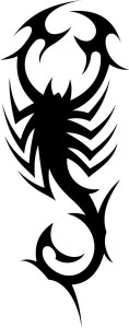 Scorpion Tribal Tattoo