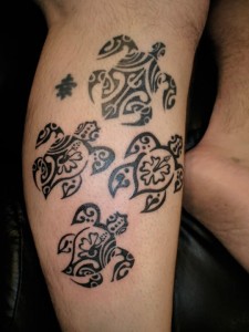 Sea Tribal Turtle Tattoo