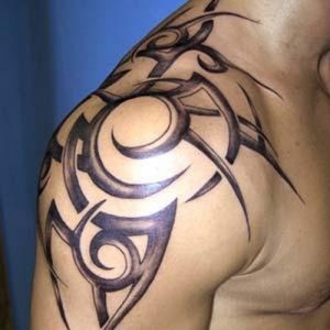 Shoulder Tribal Tattoo