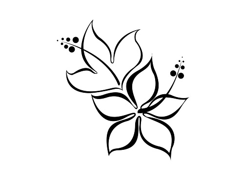 tribal flower designs