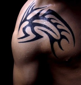 Simple Tribal Tattoos Shoulder