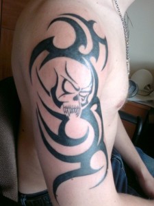 Skull Tattoo Tribal