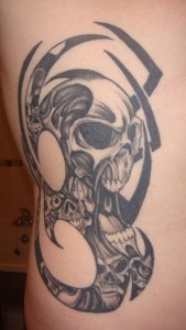 Skull Tribal Tattoo Designs