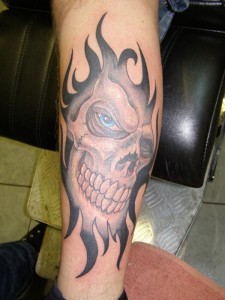 Skulls and Tribal Tattoos