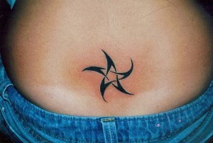 Small Tribal Star Tattoos