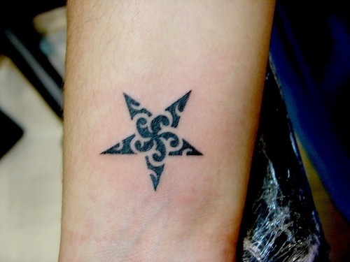 16 Stuning Tribal Star Tattoos Only Tribal