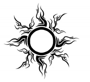 Sun Tribal Tattoos
