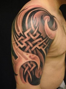 Taino Tribal Sleeve Tattoos