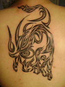 Taurus Tattoo Tribal
