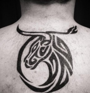 Taurus Tattoos Tribal