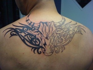 Taurus Tribal Tattoo Designs