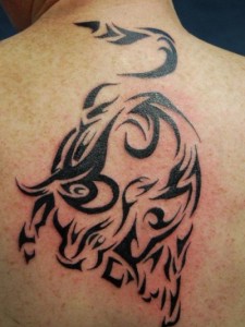 Taurus Tribal Tattoos