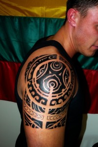 The Rock Tribal Tattoo Design