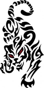 Tiger Tribal Tattoo