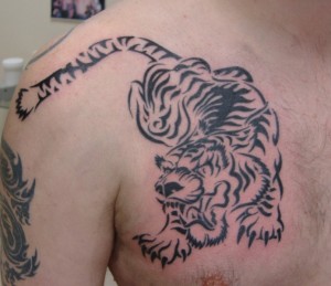 Tiger Tribal Tattoos