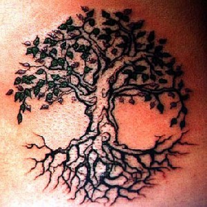 Tree Tribal Tattoo