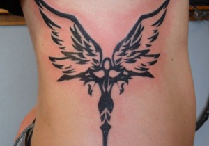 Tribal Angel Tattoos