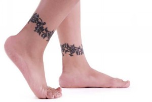 Tribal Ankle Band Tattoos