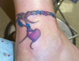 Tribal Ankle Bracelet Tattoos