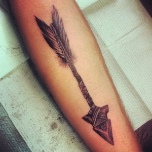 Tribal Arrow Tattoo