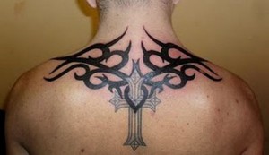 Tribal Back Tattoos Men