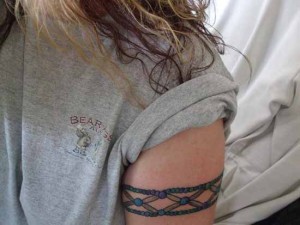 Tribal Band Tattoos for Girls