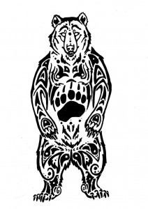 Tribal Bear Tattoo Designs